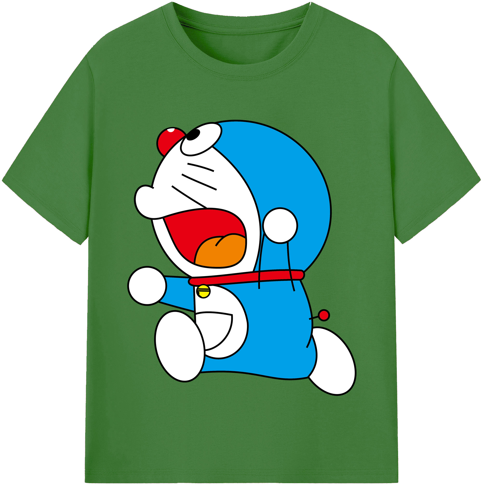 （画像用） ドラえもん Doraemon レディースカジュアルプリントTシャツ（綿100％）
